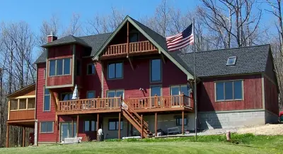 Cottage Expansion in Finger Lakes — Design-Build Services project by New Energy Works Timberframers