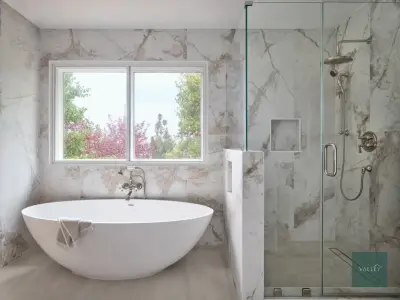 Fremont - Primary Bathroom Renovation — Design-Build Services project by Valley Boutique Builders