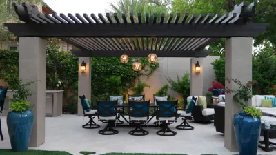 Pergola — Landscape Design project by Chip-n-dale's Custom Landscaping in Henderson