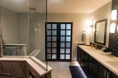 Master Bathroom at Gate House Court by Renaissance Remodeling