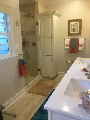 Farewell Colonial Williamsburg Bath — Design-Build Services project by Eric S. Perry Design & Build, Inc.