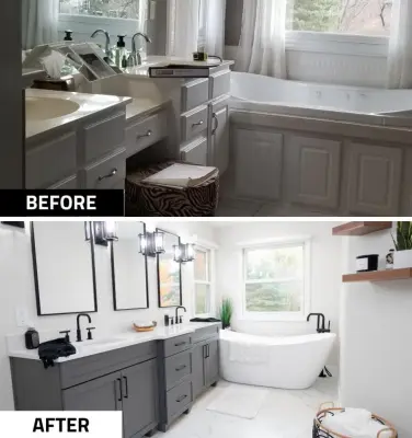 Grand Ledge Master Bath Renovation — Design-Build Services project by Odd Fellows Contracting