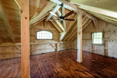 Greenwich Timber Frame Guest House — Design-Build Services project by Gerety Building And Restoration