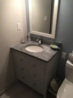 Pittsburgh Bathroom Renovation for Guests — Design-Build Services project by KSquared Construction Group