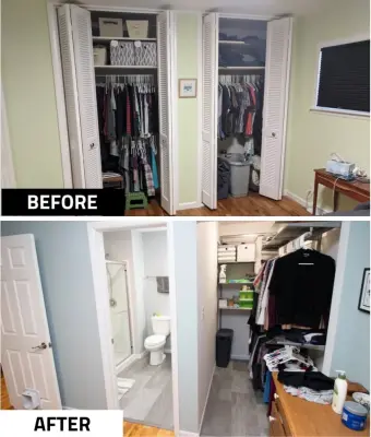 Haslett Bathroom Expansion Project — Design-Build Services project by Odd Fellows Contracting