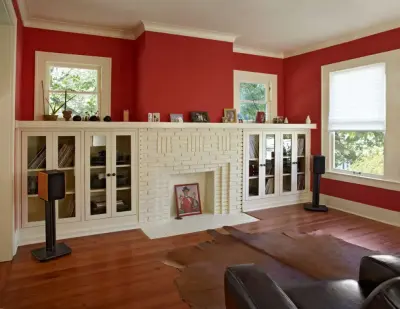 Vickery Place Historical Craftsman Living and Dining Room Renovation — Design-Build Services project by Blackline Renovations