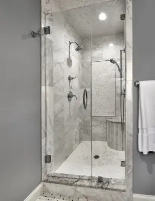 Hollywood Heights Vintage Bathroom Renovation — Design-Build Services project by Blackline Renovations