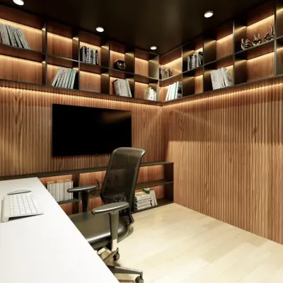 Home Workspace Renovation and Design — Design-Build Services project by JoJo Wong Design And Build