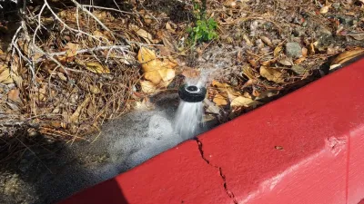 sprinkler repair — Landscape Construction project by Krueger Property Investments