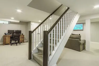 Huntington Basement Renovation with Structural Enhancements and External Access — Design-Build Services project by Done Right Remodeling, Inc.