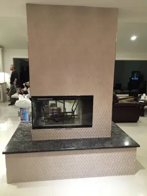 Contemporary Hearth — Design-Build Services project by Done Right Remodeling, Inc.