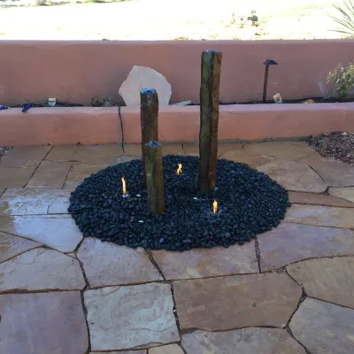 FireWater feature — Landscape Construction project by Land Art Works, Inc.
