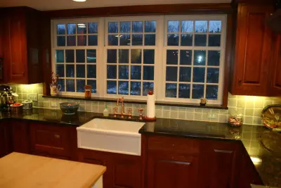 Stone Cottage Kitchen — Design-Build Services project by Zalewski Associates Inc.