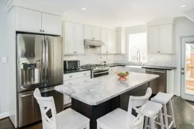 Arlington VA Kitchen Renovation, Expansion & Bathroom — Design-Build Services project by Thomas Custom Builders