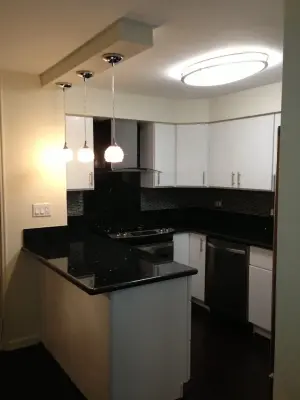Waikiki condominium kitchen — Design-Build Services project by Josh Design Build