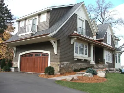 Minnetonka Lake House Exterior — Design-Build Services project by Pillar Homes