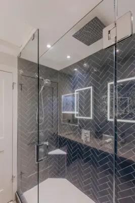 Custom Tile Shower in Lake Oswego — Design-Build Services project by Lamont Bros. Design & Construction