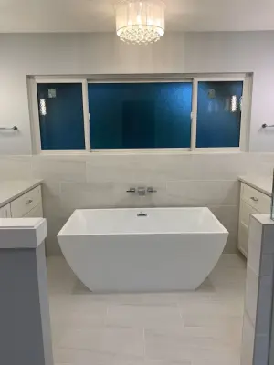 Sammamish Lake Main Bathroom — Design-Build Services project by Paul Thomas Designs, LLC