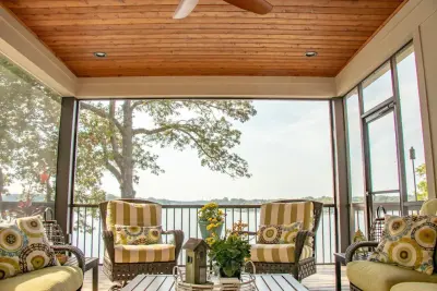 Lakeside Enclosed Patio Extension — Design-Build Services project by Heartlands Building Company