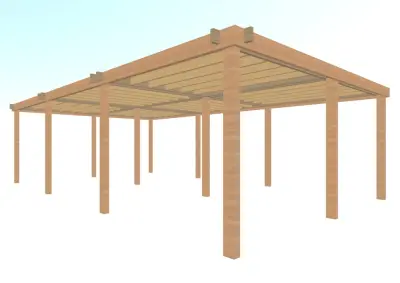 16x30' Tailored Pergola Design — Carpentry & Woodworking project by 1 Handy Craftsman
