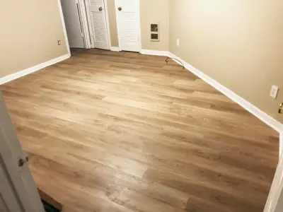 Vinyl Flooring Setup — Carpentry & Woodworking project by Powers Carpentry