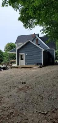 Gable End Closure — Carpentry & Woodworking project by Nightingale Carpentry And Painting LLC