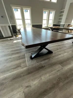 Topsail Beach House Dual Dining Table — Carpentry & Woodworking project by Build It Right Woodworking