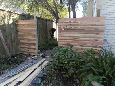 Tailored Horizontal Fence and Gate — Carpentry & Woodworking project by The Home Remedy Rx