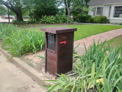 Timber Letterbox — Carpentry & Woodworking project by The Home Remedy Rx