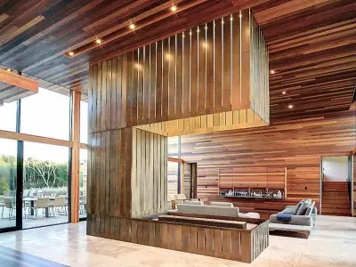 Repurposed Timber Wall Panels and Tongue & Groove by Alpha Woodwork Inc.