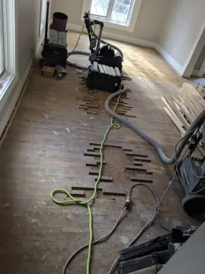Timber Flooring — Carpentry & Woodworking project by Diamond Rhino LLC