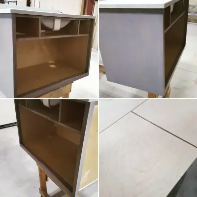 Vanity for the Bathroom — Carpentry & Woodworking project by CJC Carpentry, LLC