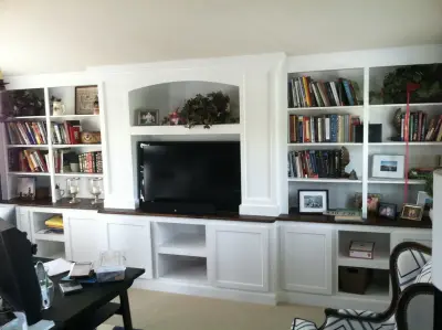Bob's Entertainment Hub by Wood Wise Carpentry LLC