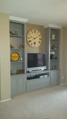 Bruce's Entertainment Hub by Wood Wise Carpentry LLC