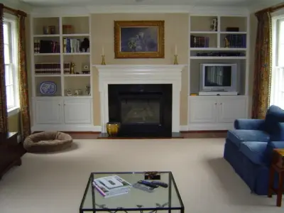 Custom Fixtures and Mantel by J.S. Williams Custom Carpentry