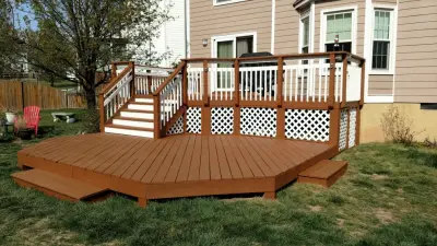 Chesterfield deck restoration and staining project — Carpentry & Woodworking project by Danny R Ammons Jr Construction