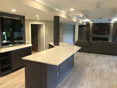 Clarkston, Michigan – Basement Framing and Wall Installation by Multi Drywall & Partition, LLC