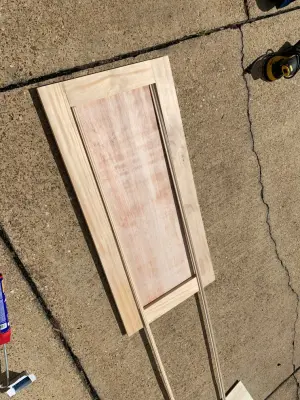 Bespoke 45” Cabinet Doors for the Living Room — Carpentry & Woodworking project by 1 Handy Craftsman