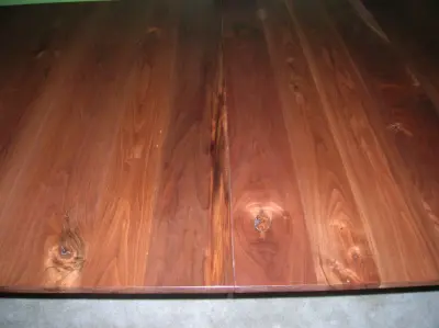 Bespoke black walnut trestle table — Carpentry & Woodworking project by Norwegian Wood