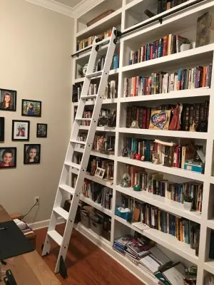 Personalized Bookcases — Carpentry & Woodworking project by Elkridge Woodworks LLC