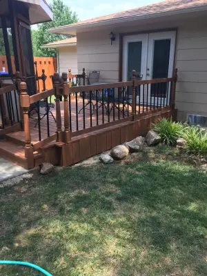 Gazebo with Deck — Carpentry & Woodworking project by Mgrenoandrepair