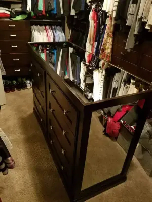 Issaquah Reflective Wardrobe Island — Carpentry & Woodworking project by The Creative Carpenter LLC