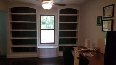 J. Library — Carpentry & Woodworking project by Crews Professional Building