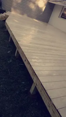 Jamie’s patio — Carpentry & Woodworking project by Glass City Hardscape Solutions
