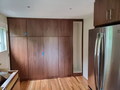 kitchen cabinet installation — Carpentry & Woodworking project by Teaham Construction
