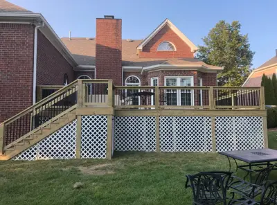 Lattice Platform — Carpentry & Woodworking project by SFC Carpentry