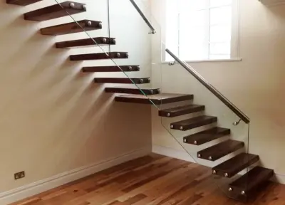Contemporary Stairways — Carpentry & Woodworking project by Alpha Woodwork Inc.