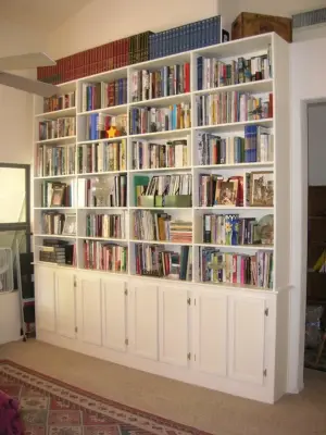 Peter's Book Storage — Carpentry & Woodworking project by Wood Wise Carpentry LLC