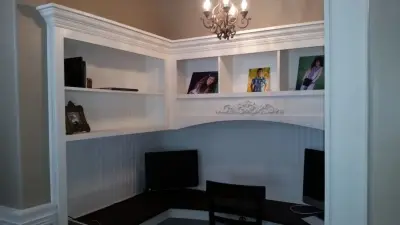 Rebeca's workspace — Carpentry & Woodworking project by Wood Wise Carpentry LLC