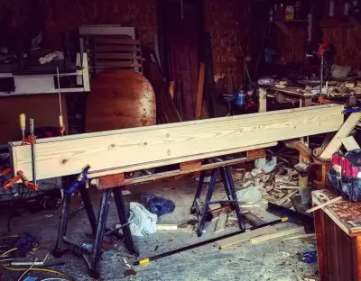 Repurposed Fireplace Mantel — Carpentry & Woodworking project by Bearwood Reclaimed